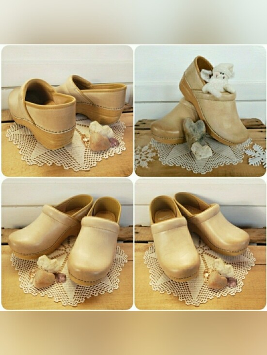 Dansko Shoes - ⚘AvaiLable⚘inQuire pLease⚘Sand Dansko Honey Clog Burnish Distress Cottage Boho